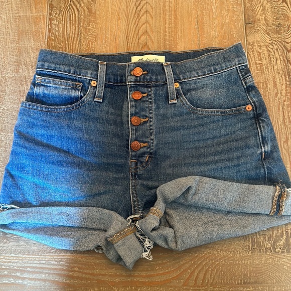 Madewell Hi-rise Denim Shorts - Picture 2 of 5